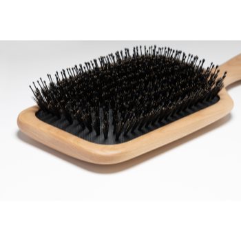 Notino Hair Collection Flat brush with boar bristles perie de tip paletă cu peri de mistret - imagine 3